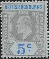 British Honduras 1902 SG 82 Edward VII Head Fine Mint