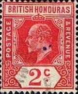 British Honduras 1908 SG 96 Edward VII Head Fine Used