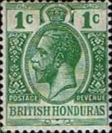 British Honduras 1913 SG 101 George V Head Good Mint