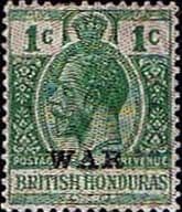 British Honduras 1917 SG 114 War Tax Fine Mint