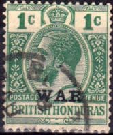 British Honduras 1917 SG 116 War Tax Fine Used