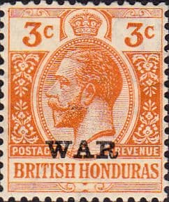 British Honduras 1917 SG 118 War Tax Fine Mint