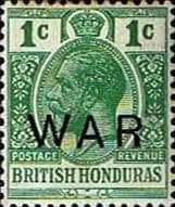 British Honduras 1918 SG 119 War Tax Fine Mint