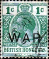 British Honduras 1918 SG 119 War Tax Fine Used