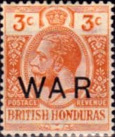 British Honduras 1918 SG 120 War Tax Fine Mint