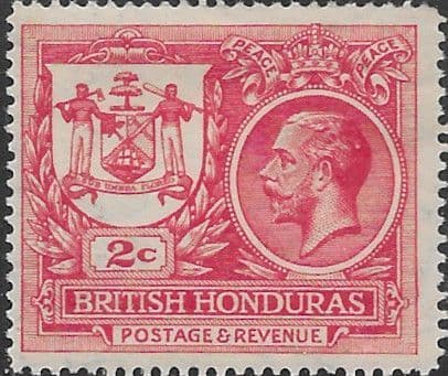 British Honduras 1921 SG 121 Peace Fine Mint