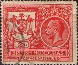 British Honduras 1921 SG 121 Peace Fine Used