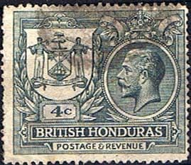 British Honduras 1921 SG 123 Coat of Arms Good Used