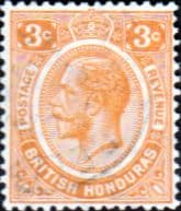 British Honduras 1922 SG 129 George V Head Fine Used