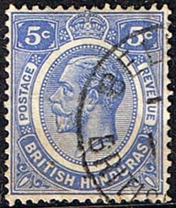 British Honduras 1922 SG 131 George V Head Fine Used