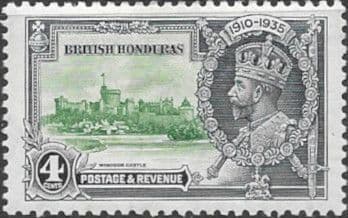 British Honduras 1935 King George V Silver Jubilee SG 144 Fine Mint