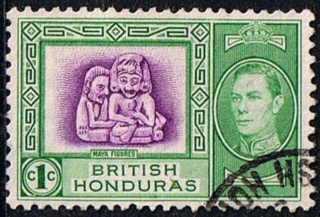 British Honduras 1938 SG 150 Maya Figures Fine Used