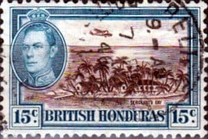 British Honduras 1938 SG 156 Sergeant's Cay Fine Used