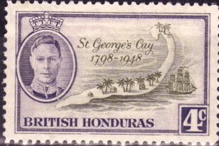 British Honduras 1949 SG 168 150th Anniv of Battle of Saint George's Cay Fine Mint