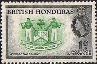 British Honduras 1953 SG 179 Coat of Arms Fine Mint