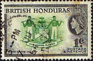 British Honduras 1953 SG 179 Coat of Arms Fine Used