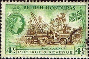 British Honduras 1953 SG 182 Pine Industry Fine Used
