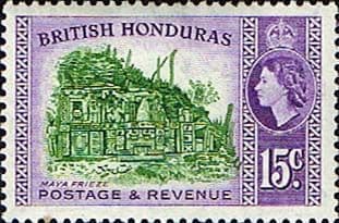 British Honduras 1953 SG 185 Maya Frieze Fine Mint