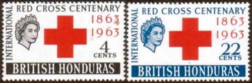 British Honduras 1963 Red Cross Centenary Set Fine Mint