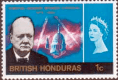 British Honduras 1966 Churchill SG 226 Fine Mint