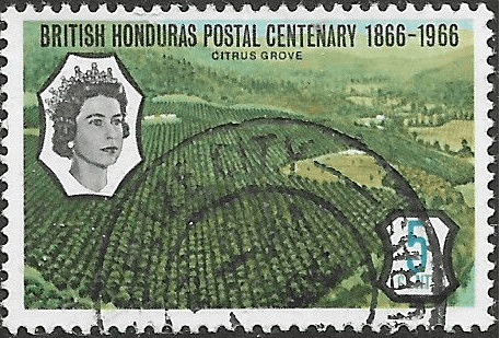 British Honduras 1966 Postal Centenary SG 235 Fine Used