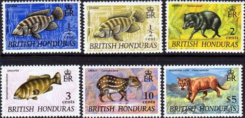 British Honduras 1969 WildLife Set Fine Mint