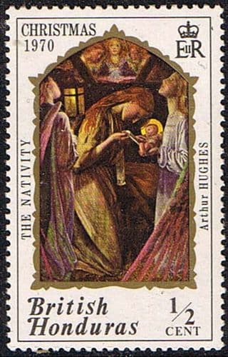 British Honduras 1970 Christmas Paintings SG 295 Fine Mint