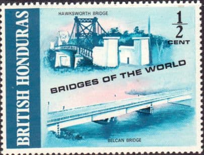 British Honduras Stamps 1971 Bridges of The World SG 320 Fine Mint