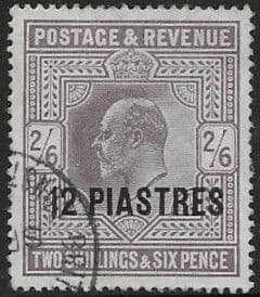 British Levant 1902 Turkish Currency SG 11 Fine Used