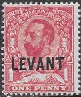 British Levant 1911 British Currency SG L13 Fine Mint