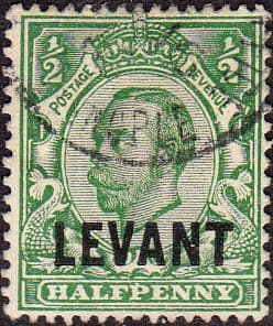 British Levant 1911 British Currency SG L14 Fine Used