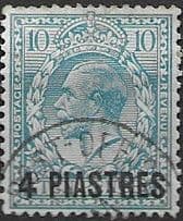 British Levant 1913 Turkish Currency SG 39 Fine Used