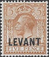 British Levant 1921 British Currency SG L21 Fine Mint