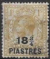 British Levant 1921 Turkish Currency SG 47 Fine Used