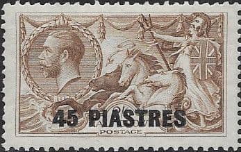 British Levant 1921 Turkish Currency SG 48 Fine Mint