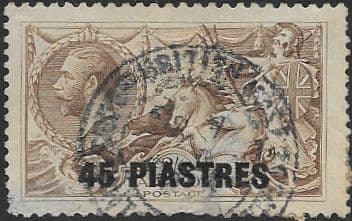 British Levant 1921 Turkish Currency SG 48 Fine Used