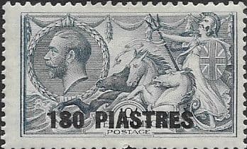 British Levant 1921 Turkish Currency SG 50 Fine Mint