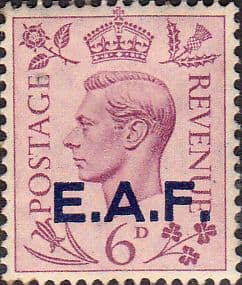 British Post Offices East Africa Force 1943 SG S6 Fine Mint