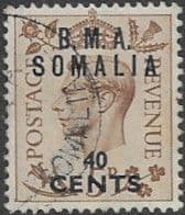 British Post Offices Eritrea 1950 BMA Overprint SG E 6 Fine Used