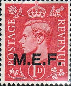 British Post Offices in Africa Middle East Force 1943 SGM 11 Fine Mint