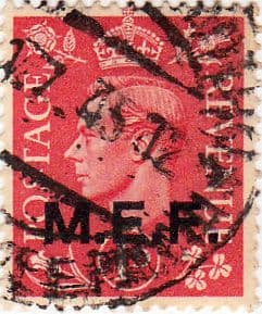 British Post Offices in Africa Middle East Force 1943 SGM 11 Fine Used