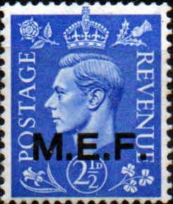 British Post Offices in Africa Middle East Force 1943 SGM 13 Fine Mint