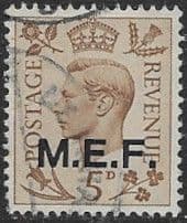 British Post Offices in Africa Middle East Force 1943 SGM 15 Fine Used