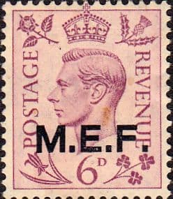 British Post Offices in Africa Middle East Force 1943 SGM 16 Fine Mint