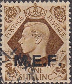 British Post Offices in Africa Middle East Force 1943 SGM 18 Fine Used