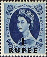British Postal Agencies in Eastern Arabia 1960 Queen Elizabeth II GB Overprints SG 91 Fine Mint