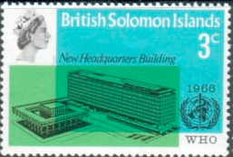 British Solomon Island 1966 World Health Organisation SG 155 Fine Mint
