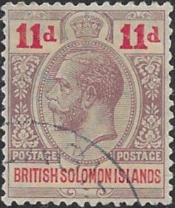 British Solomon Islands 1913 SG 21 Geprge V Head Fine Used