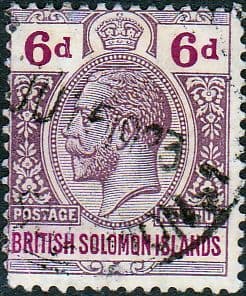 British Solomon Islands 1914 SG 32 George V Head Fine Mint