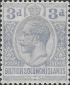 British Solomon Islands 1922 SG 44 George V Head Mint